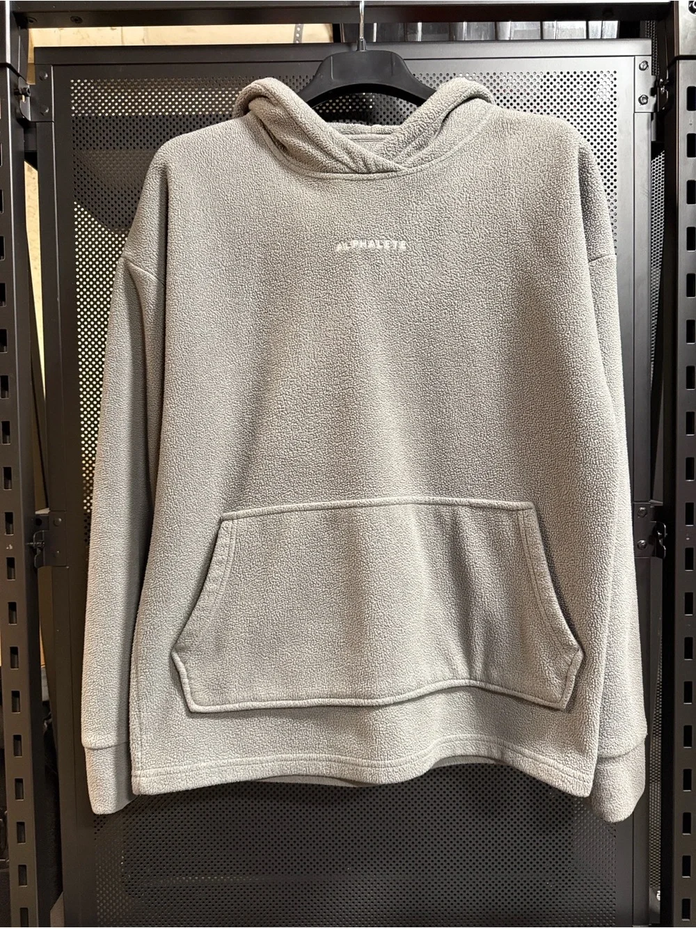 Alphalete Gray Sherpa Pullover